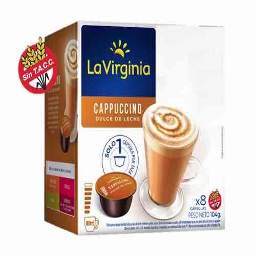 Cápsulas de café La Virginia Cappuccino Dulce de Leche 8-13g